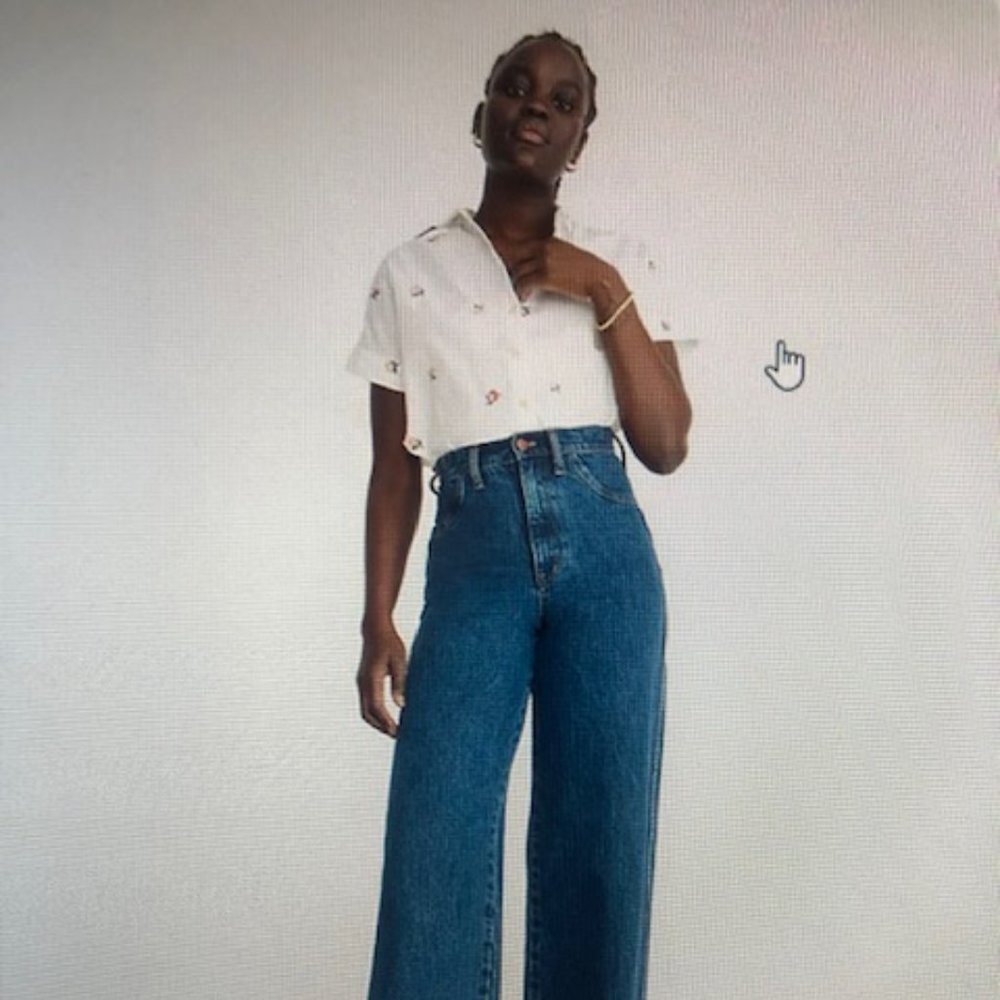 Madewell Embroidered Top